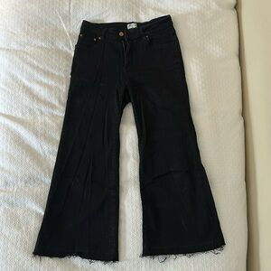 Gestuz Stretch Cropped Flare Jeans